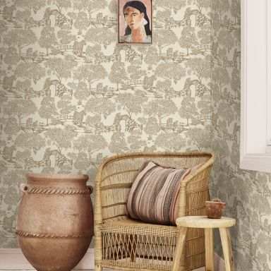 Holden Decor Journey to the East 91810 Tapet Samar neutral