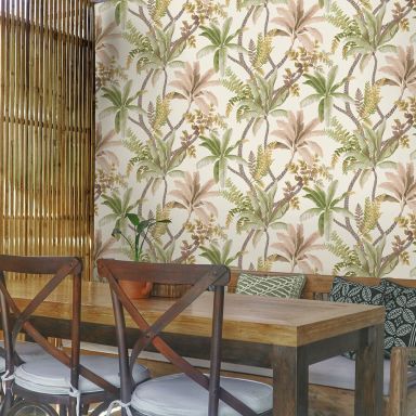 Holden Decor Journey to the East 91820 Tapet Saranda sage/coral