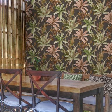 Holden Decor Journey to the East 91823 Tapet Saranda charcoal