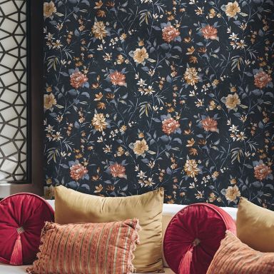 Holden Decor Journey to the East 91850 Tapet Sazanka navy