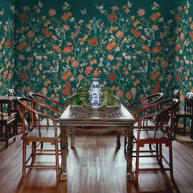 Holden Decor Journey to the East 99511 Tapet Imperial Gardens Teal