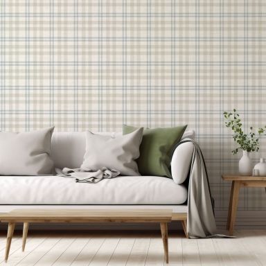 Arthouse Fantasia III 294606 Tapet Countryside Check Natural