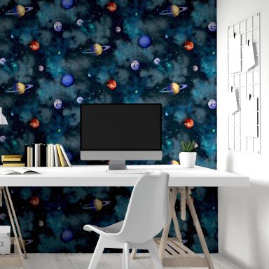 Arthouse Fantasia III 296000 Tapet Solar Navy Multi