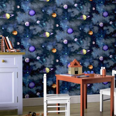 Arthouse Fantasia III 296000 Tapet Solar Navy Multi