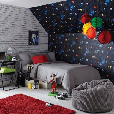 Arthouse Fantasia III 668100 Tapet Cosmos Charcoal