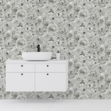 Arthouse Fantasia III 692803 Tapet Glitter Bloom Silver