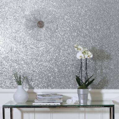 Arthouse Fantasia III 901004 Tapet Sequin Sparkle Silver