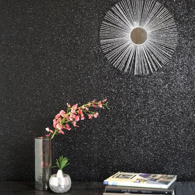 Arthouse Fantasia III 901005 Tapet Sequin Sparkle Black