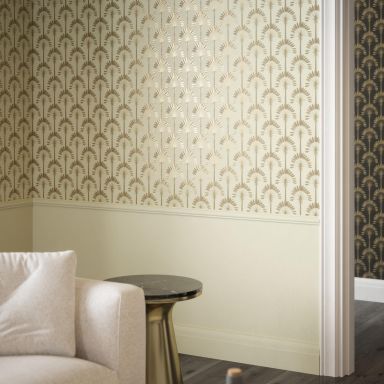 Arthouse Fantasia III 921701 Tapet Palm Palace Cream & Gold