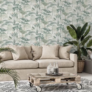 Arthouse Fantasia III 922908 Tapet King Palm Green