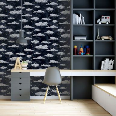 Arthouse Fantasia III 923907 Tapet Stars And Clouds Navy