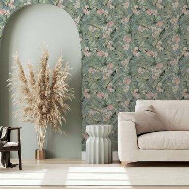 Arthouse Fantasia III 924905 Tapet Tropical Floral Sea Blue