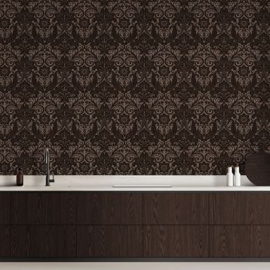 Galerie Wallcoverings Off the Wall LB25168 Tapet Damask Sauvage