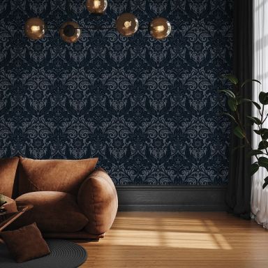 Galerie Wallcoverings Off the Wall LB25169 Tapet Damask Sauvage