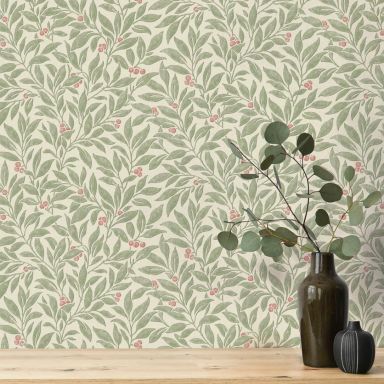 A Street Prints Ashdown M1840 Tapet Winter Berry