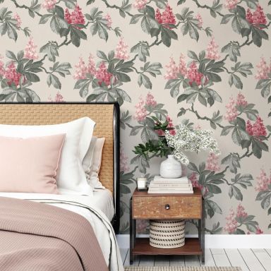 A Street Prints Ashdown M1822 Tapet Chestnut Floral