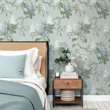 A Street Prints Ashdown M1819 Tapet Chestnut Floral
