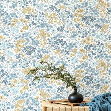 A Street Prints Ashdown M1814 Tapet Ditsy Daisies