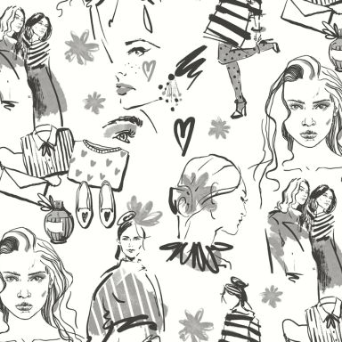 Fiona Walldesign No Limits 641229 Tapet Fashion