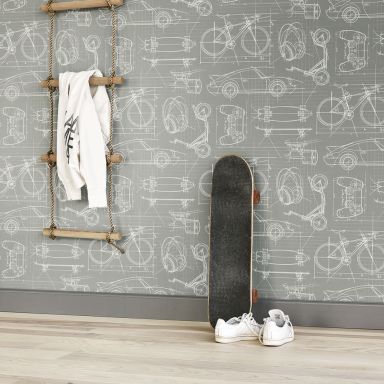 Fiona Walldesign No Limits 641024 Tapet Technic