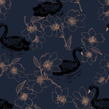 Fiona Walldesign No Limits 640820 Tapet Swan