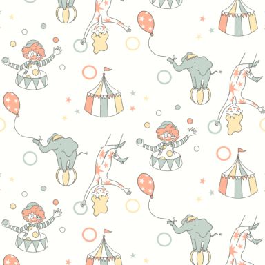 Fiona Walldesign No Limits 640613 Tapet Circus