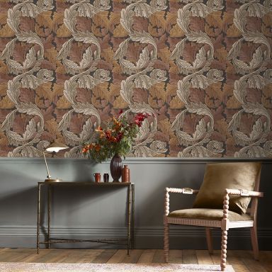 Graham & Brown William Morris At Home 124224 Tapet Acanthus Burnt Orange