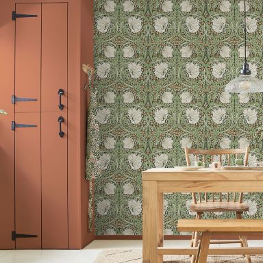 Graham & Brown William Morris At Home 124242 Tapet Pimpernel Green