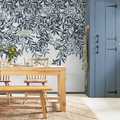 Graham & Brown William Morris At Home 125373 Tapet Willow Bough Blue Fixed Size Mural
