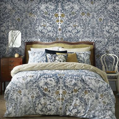 Graham & Brown William Morris At Home 125400 Tapet African Marigold Blue Fixed Size Mural