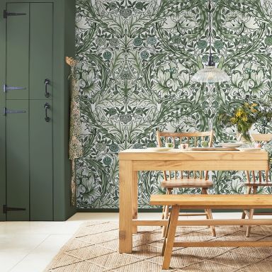 Graham & Brown William Morris At Home 125418 Tapet African Marigold Green Fixed Size Mural