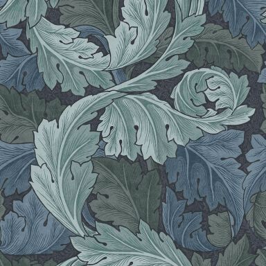 Graham & Brown William Morris At Home 124225 Tapet Acanthus Blue