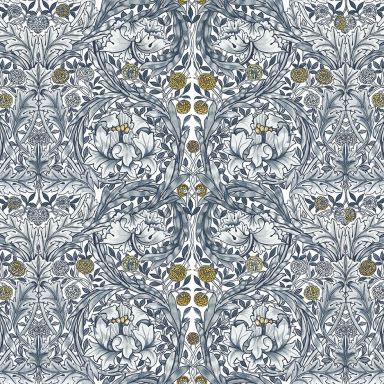 Graham & Brown William Morris At Home 125400 Tapet African Marigold Blue Fixed Size Mural