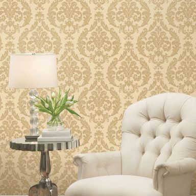 Galerie Wallcoverings Mansion II G67608 Tapet Silk Damask