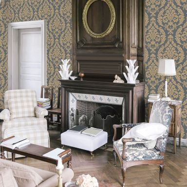 Galerie Wallcoverings Mansion II G67610 Tapet Silk Damask