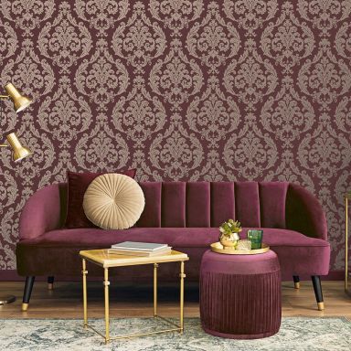 Galerie Wallcoverings Mansion II G67611 Tapet Silk Damask