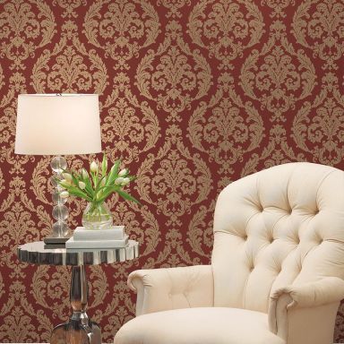 Galerie Wallcoverings Mansion II G67612 Tapet Silk Damask