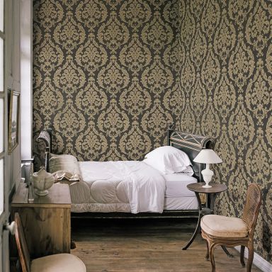 Galerie Wallcoverings Mansion II G67613 Tapet Silk Damask
