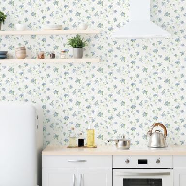 Galerie Wallcoverings Miniatyrer II G67864 Tapet Hydrangea Trail