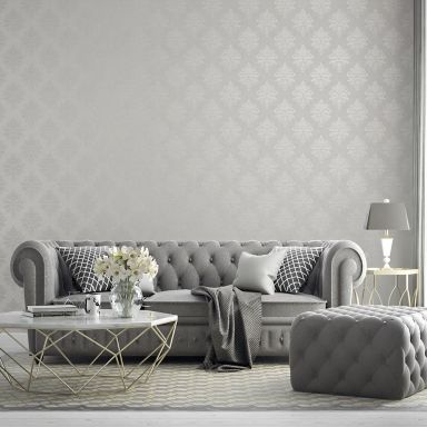 Galerie Wallcoverings Mansion II G68670 Tapet Medallion Damask