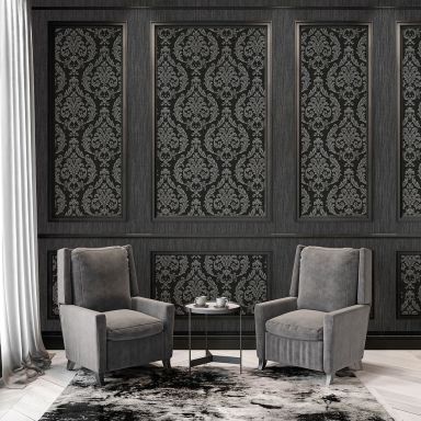 Galerie Wallcoverings Mansion II G68676 Tapet Silk Damask