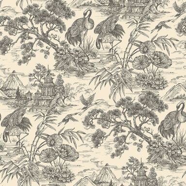 Holden Decor Utopia II 91703 Tapet Natoru Charcoal Cream