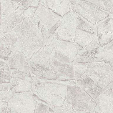 Living Walls Best of Wood´n Stone III T9350 Tapet vit/grå
