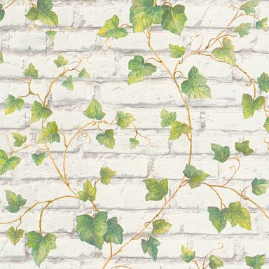 Living Walls Best of Wood´n Stone III T9421 Tapet grön/vit/grå