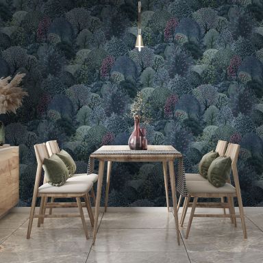 Holden Decor Utopia II 91751 Tapet Arboretum Navy Berry