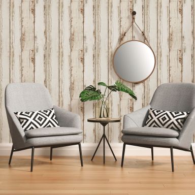 Living Walls Best of Wood´n Stone III T8931 Tapet brun/beige