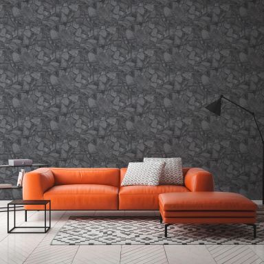Living Walls Best of Wood´n Stone III T9367 Tapet grå
