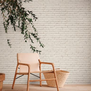 Living Walls Best of Wood´n Stone III T9431 Tapet vit/grå