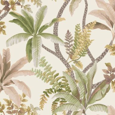 Holden Decor Journey to the East 91820 Tapet Saranda sage/coral