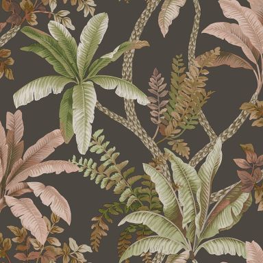 Holden Decor Journey to the East 91823 Tapet Saranda charcoal